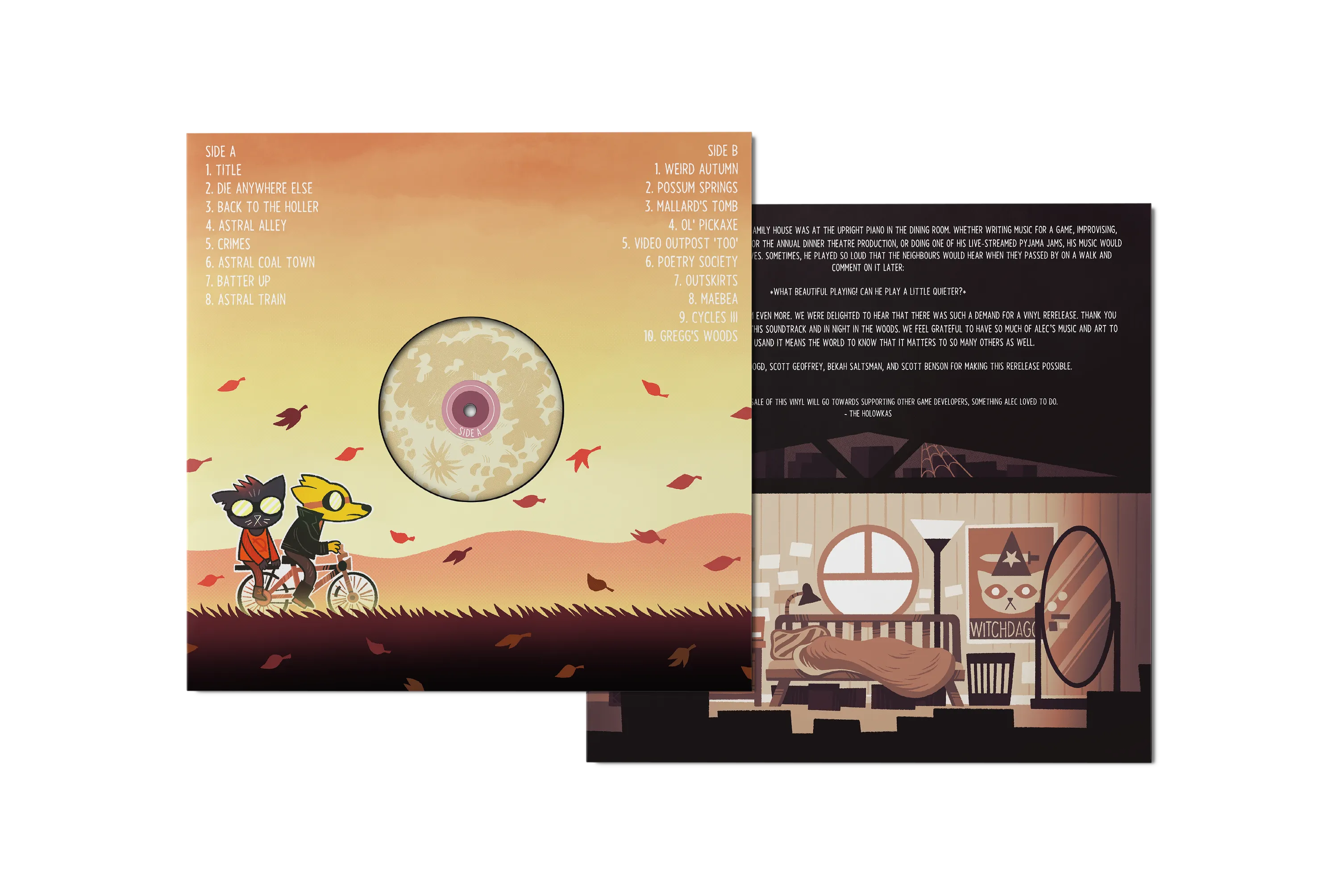 Night In The Woods LP 1 Inner Sleeve